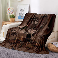 2025 NEW Game Bendy And The Ink Machine Blanket Flannel Throw Room Decoration