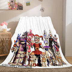 2025 NEW Game Five Nights at Freddy's Cosplay Blanket Flannel Caroset Throw