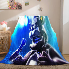 2025 NEW Game Five Nights at Freddy's Flannel Caroset Throw Cosplay Blanket