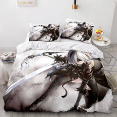 2026 NEW Game NieR Automata Cosplay Bedding Set Quilt Covers Without Filler