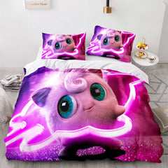 2026 NEW Game Pokémon Pikachu Bedding Sets Pattern Quilt Cover Without Filler