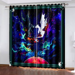 2025 NEW Game of Thrones Curtains Ice and Fire Blackout Window Treatments Drapes