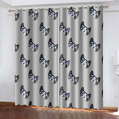 2025 NEW Gamepad Curtains Game Joystick Blackout Window Treatments Drapes