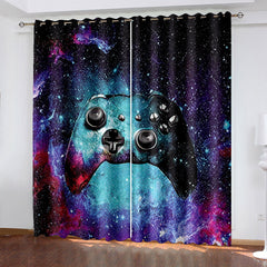 2025 NEW Gamepad Curtains Game Joystick Blackout Window Treatments Drapes
