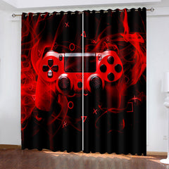 2025 NEW Gamepad Curtains Joystick Blackout Window Treatments Drapes for Room Decor