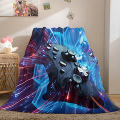 2025 NEW Gamepad Flannel Blanket Fleece Throw Blanket Wrap Nap Bedding Sets