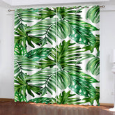2025 NEW Green Plants Curtains Blackout Window Treatments Drapes for Room Decoration