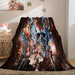 2025 NEW Halloween Horror Skull Flannel Fleece Blanket Skeleton Throw Blanket