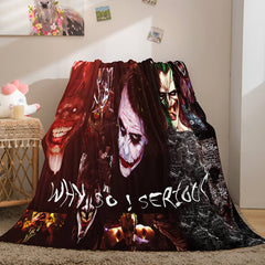 2025 NEW Halloween Horror Theme Flannel Fleece Throw Cosplay Blanket Sets