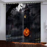 2025 NEW Halloween Pattern Curtains Blackout Window Drapes