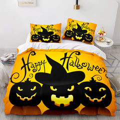 2025 NEW Horror Halloween Decor Bedding Sets Quilt Covers Room Decoration
