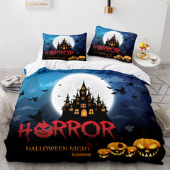 2025 NEW Horror Halloween Decor Bedding Sets Quilt Covers Room Decoration