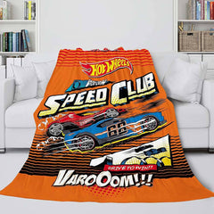 2025 NEW Hot Wheels Blanket Flannel Fleece Blanket Quilt Throw Cosplay Bedding