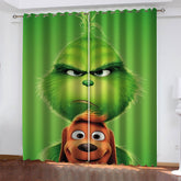 The Grinch Curtains Blackout Window Treatments Drapes