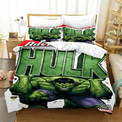 2026 NEW Hulk Bruce Banner Cosplay Bedding Set Quilt Cover Without Filler