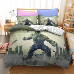 2026 NEW Hulk Bruce Banner Cosplay Bedding Set Quilt Cover Without Filler