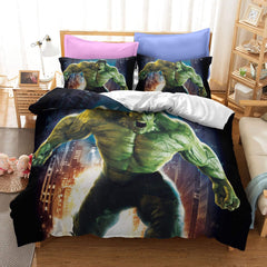 2026 NEW Hulk Bruce Banner Cosplay Bedding Set Quilt Cover Without Filler