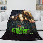 2025 NEW I Am Groot Blanket Flannel Throw Room Decoration