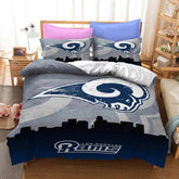 Los Angeles Rams Football League Duvet Cover Quilt Cover Pillowcase Bedding Set