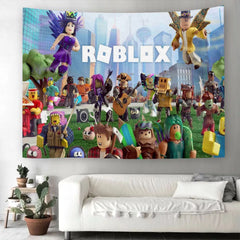 Roblox Wall Decor Hanging Tapestry Home Bedroom Living Room Decoration