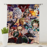 My Hero Academia Blackout Curtains Drapes For Window Treatment Set