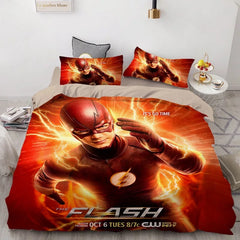 The Flash Barry Allen Duvet Cover Quilt Cover Pillowcase Bedding Set
