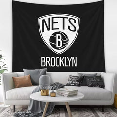 Basketball Brooklyn Nets Basketball #66 Wall Decor Hanging Tapestry Bedspread Home Bedroom Living Room Decorations