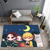 Demon Slayer Carpet Living Room Bedroom Sofa Mat Door Mat Kitchen Bathroom Rugs