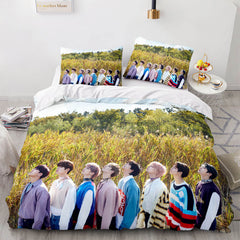 2026 NEW JYP Stray Kids Cosplay Soft Bedding Sets Quilt Covers Without Filler
