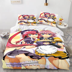 2026 NEW Japan Anime Maid Cosplay Bedding Sets Quilt Covers Without Filler