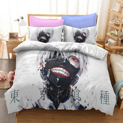 2026 NEW Japan Anime Tokyo Ghoul Cosplay Bedding Set Quilt Cover Without Filler