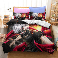 2026 NEW Japan Anime Tokyo Ghoul Cosplay Bedding Set Quilt Cover Without Filler