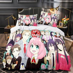 2026 NEW Japan Comics SPY×FAMILY Bedding Set Quilt Cover Without Filler