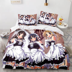2026 NEW Japan Sexy Lady Maid Cosplay Bedding Set Quilt Covers Without Filler