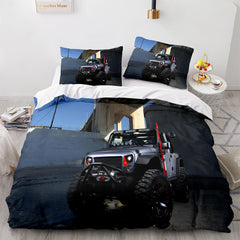 2026 NEW Jeep 4X4 Vehicle Off-Road Adventure Car Bedding Set Quilt Cover
