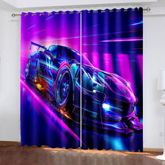 2025 NEW Jeep Car Farming Simulator Tractor Curtains Blackout Window Treatments Drapes