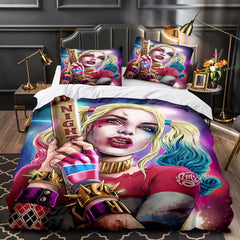 2026 NEW Joker Suicide Squad Harley Quinn Bedding Set Quilt Duvet Cover Sets