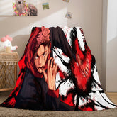 2025 NEW Jujutsu Kaisen Flannel Caroset Throw Cosplay Blanket