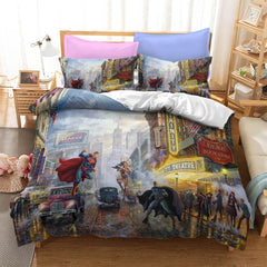 2026 NEW Justice League Batman Superman Bedding Set Quilt Cover Without Filler
