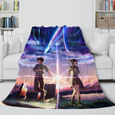 2025 NEW Kimi no Na Wa Cosplay Flannel Blanket Throw