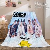 2025 NEW Kpop BTS Butter Bangtan Boys Cosplay Flannel Blanket