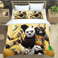 2026 NEW Kung Fu Panda The Dragon Knight Bedding Set Quilt Cover Without Filler