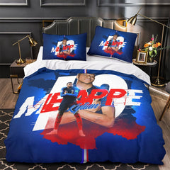 2026 NEW Kylian Mbappé Pattern Bedding Set Quilt Cover Without Filler