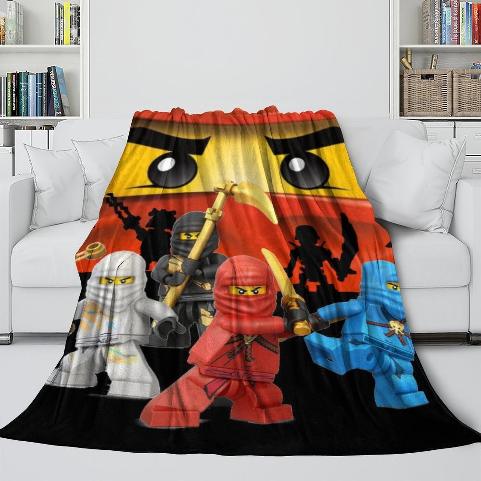2026 NEW LEGO Ninjago Blanket Flannel Throw Room Decoration – BEDDING PICKY
