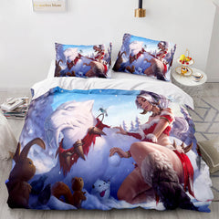 2026 NEW League of Legends LOL Cosplay Bedding Sets Quilt Covers Without Filler