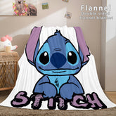 2025 NEW Lilo and Stitch Ohana Flannel Blanket Warm Cozy Throw Bed Blanket