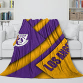 2025 NEW Los Angeles Lakers Blanket Flannel Throw Room Decoration