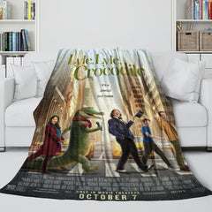 2025 NEW Lyle Lyle Crocodile Blanket Pattern Flannel Throw Room Decoration