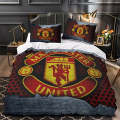 2025 NEW Manchester United Football Club Bedding Set Quilt Cover Without Filler