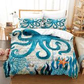 2025 NEW Marine Animal Bedding Set Quilt Cover Without Filler
